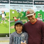 Phil and Adam Scott Trophy Father Son Winners Chantha and Orton KONG